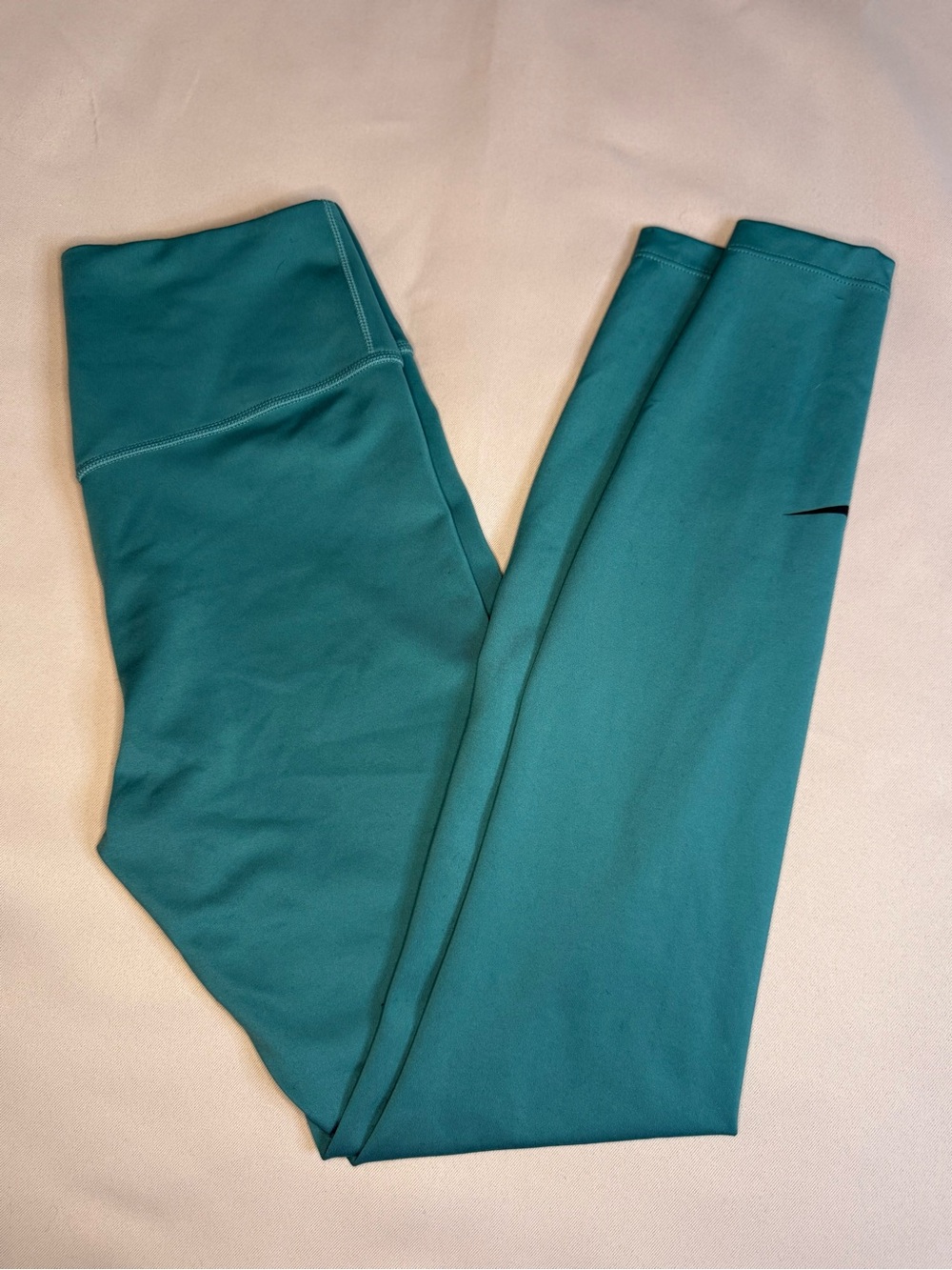 Nike - Teal Dri-FIT Athletic Leggings - Size S